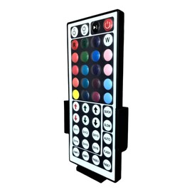 Wall Mount for LED Lighting 44 Keys Remote Control Black
