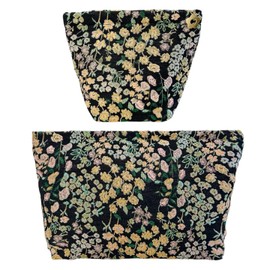 RIKMOXR MAKYE UP BAG, flower, Flower Makeup Bag
