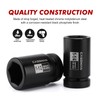 CASOMAN 1-Inch Drive Spindle Axle Nut Impact Socket Set, Deep,