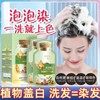 【30ml新包装】泡泡染 染發劑 植物萃取染发 不沾头皮不沾脸可盖白发 Plant ingredients DIY hair coloring shampoo