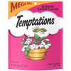 TEMPTATIONS Classic Crunchy and Soft Cat Treats Blissful Catnip Flavor,