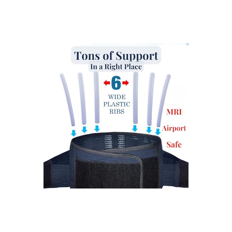 AVESTON Back Support Lower Back Brace for Back Pain Relief: