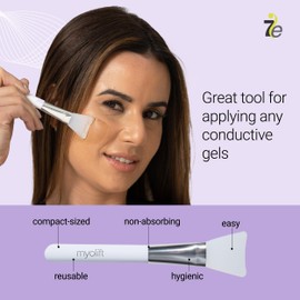 myolift MyoLift 7eWellness Applicator Silicon Brush - Mask applicator brush for Facial Skincare, Reusable brush for the Anti Aging mask, Soft & Durable Face Mask Applicator for gels, DIY masks, easy-to-clean