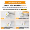Muzata 6Pack 3.3FT/1M LED Channel Aluminum U Shape Silver LED