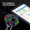 Car Blue Tooth FM Transmitter USB Data Interface Dimensional Sound