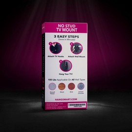 The NO STUD DIY TV mount that hangs any TV in minutes | HangSmartTV®