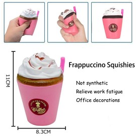 ZhengYue Squishies Pack - Squishies for Girls and Boys Jumbo Squishys Pack Squishies Slow Rising Scented Stress Reliever for Adults Squeeze Toys as Gift Kids Squishy(Watermelon+Coffee+Popcorn)