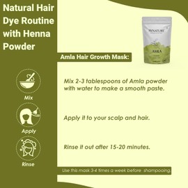 Mi Nature Amla Powder (Amla Fruit) 227g (8oz)- 100% Pure Natural Indian Gooseberry powder |Herb for Hair & Skin| Rich in Vitamin C