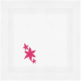 'Vibrant Pink Flowers ' Cotton Napkin/Dinner Cloth (NK00039701)
