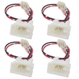 JRSHOME 4-Pack Car Door Speaker Wiring Harness Adapter Connector Plugs for 2015-2019 Subaru WRX