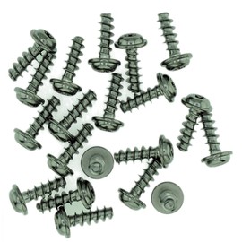 D5 (5mm x 12mm) TX Pan Screws for Plastic (Flanged) - Stainless Steel (A2) (Pack of 20)