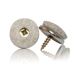 Pack of 20 Felt Glides for Screwing - Furniture Glides - Chair Glides