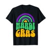 Mardi Gras Carnival Beads New Orleans French Festival Parade T-Shirt