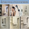 German Multifunctional Massage Shower, Handheld High Pressure Shower Head,Massage And