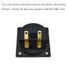 Hahiyo 56mm Diameter Square Speaker Box Terminal Cup Withstand Higher