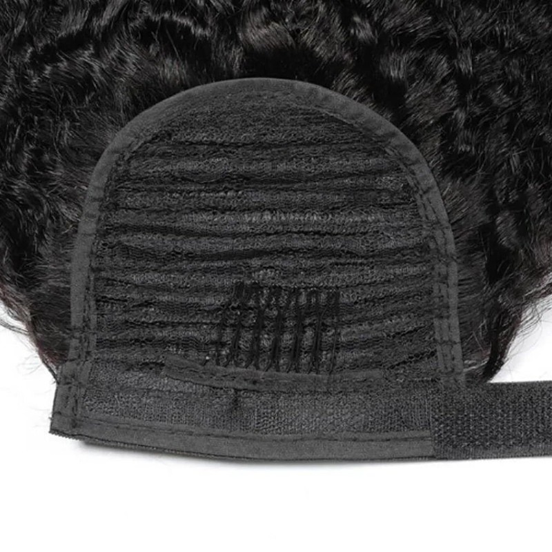 5 Pack Ponytail Extension Lace Base Hook and Loop Ponytail