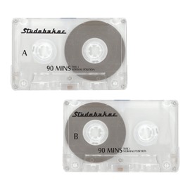 Studebaker 90 Minute Recording Time Blank Audio Cassettes (3-Pack)