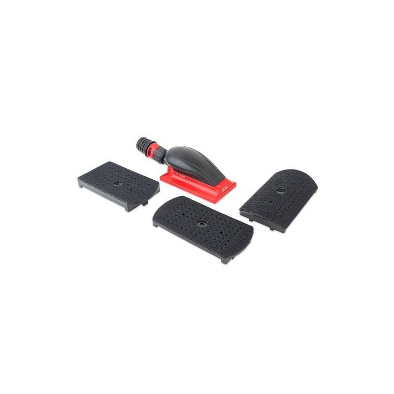 ZETA Dust-Free Multi Hole Vacuum Hand Sanding Block - Hook