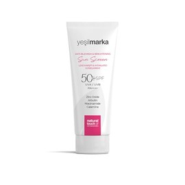 Yeşilmarka Anti Blemish & Brightening Sun Screen 50 SPF Güneş Koruyucu Krem