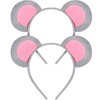 Healvian Pack of 2 Mouse Ears Headband with Mouse Ears