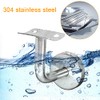 ZUZGO Handrail Holder Stainless Steel Handrail Support Handrail Attachment for