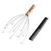 MP Pirol Head Massager with Lightweight Wooden Handle and 12