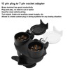 13 to 7 Pin Adapter N/S Type Waterproof Plug Socket