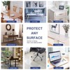 22x40" Clear PVC Wood Table Protector Crystal Plastic Desk Mat