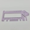 Versatile Plastic Knitting Gauge Ruler and Needle/Crochet Hook Sizer