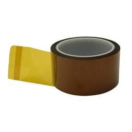 JVCC Kapton Polyimide Film Tape [1 mil] (EGPF-01): 1-1/2 in. x 36 yds. (Amber/Transparent)