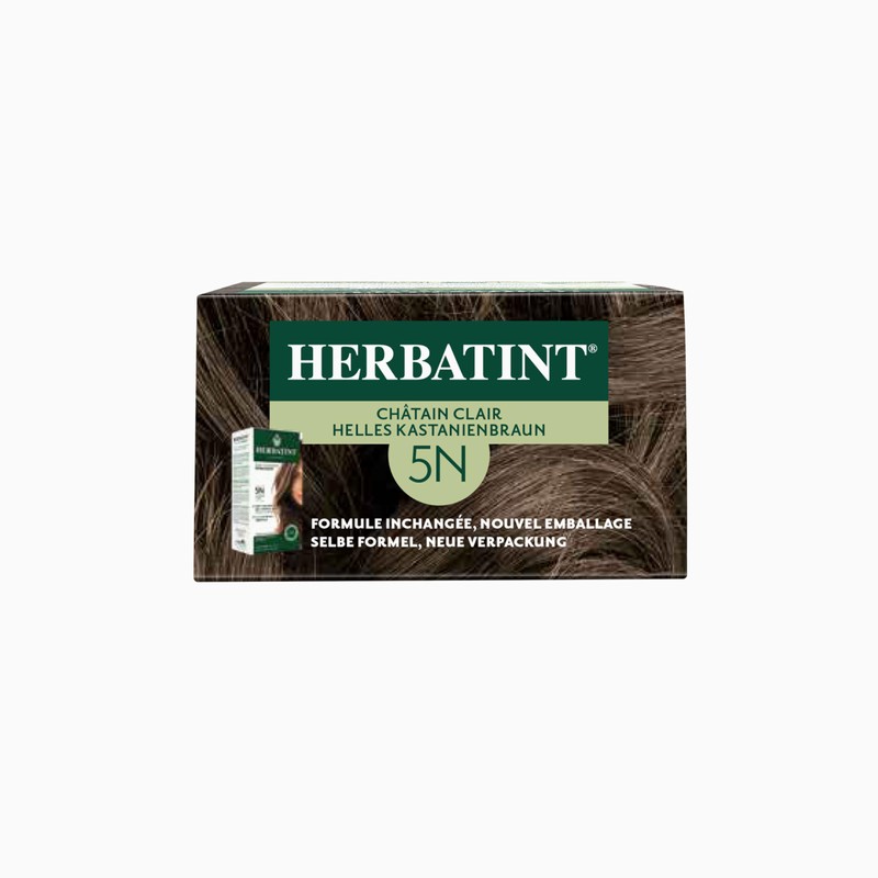 Herbatint Permanent Hair Dye Gel 5N Light Chestnut Brown -