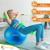 SmarterLife PRO MAX Exercise Ball for Stability Workout, Fitness, Pregnancy,