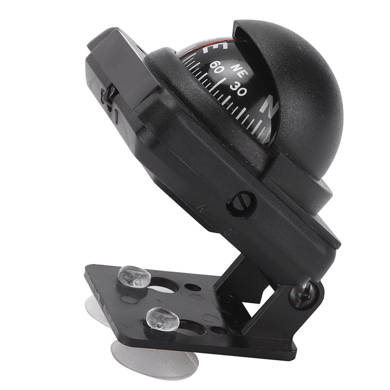 Car Compass Dashboard with Suction Cup, Portable Car Dashboard Compass,