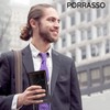 PORRASSO Cartera Hombre Billetera Cuero Larga Cartera Tarjetero Monederos Bolso
