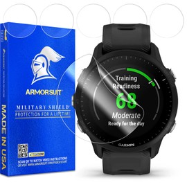 ArmorSuit 6 Pack for Garmin Tactix 8 47mm / Forerunner 955 47mm Screen Protector MilitaryShield HD Clear Film - Made in USA