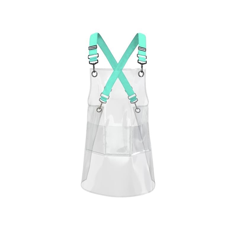 MIKI WELL Cross-back Adjustable Apron With 3 Pockets Hair Salon
