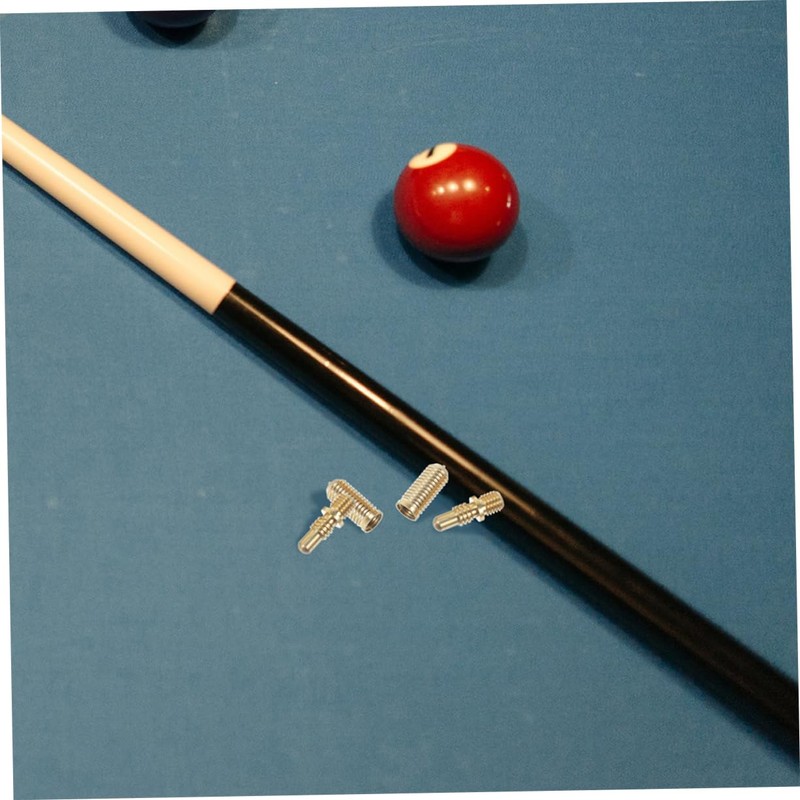 KONTONTY Billiard Stick Replacement Parts Pool Extension Screws Joints Kit