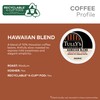 Tully's Coffee Hawaiian Blend Keurig Single-Serve K-Cup Pods, Medium Roast