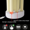 Homemory Rechargeable Waxy Flameless Taper Candles, 9.6 Inches LED Candle