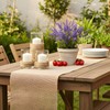 10 Pack Burlap Table Runners 12 x 71 Inch Rustic