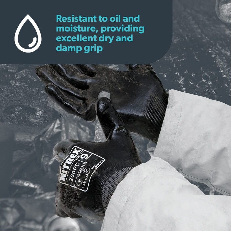 Nitrex 250FC Work Gloves - General Handling Safety Gloves -
