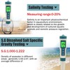 B-Qtech Digital Water Quality Tester 8 in 1, PH/TDS/EC/ORP/S.G/H2/SALT/TEMP Tester,