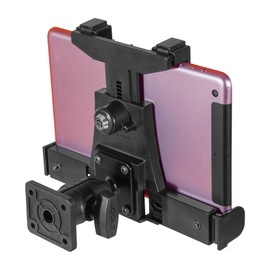 iBOLT Dock'n Lock IncrediBOLT AMPS w/ 2" Single Socket Arm Locking Drill Base Mount for All 7"-10" Tablets for Trucks, ELD's, Wall Mounting, Sprinter Vans, etc.