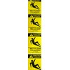 Safety Cling Caution Wet Floor Labels 10 Pack Wet Floor