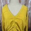 Aerie Towel Terry Cinch Sweatshirt Mustard Size XL