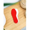 Bama 201750-999-44"Thermo Thin Fit Insole, White/Red, Size 44