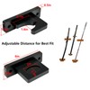 iLIZBay Vertical Katana Wall Mount Holder, Adjustable Samurai Sword Wall