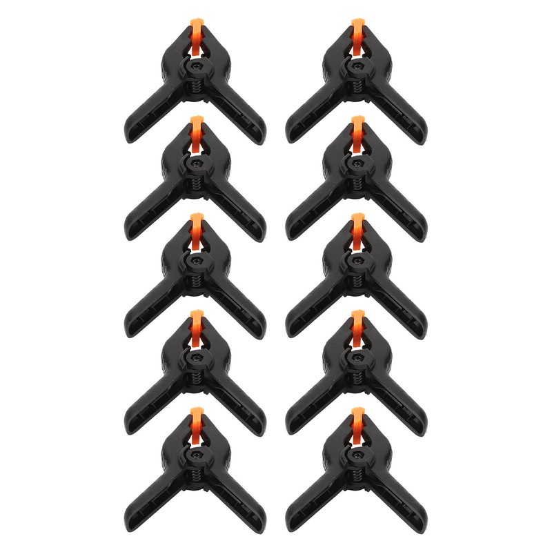 10Pcs Spring Clamp Plastic Clip Fixture Repair Fastening Tool Set