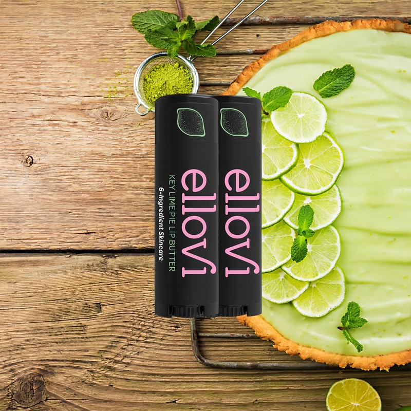 Ellovi Natural Lip Butter Lip Balm - Key Lime -
