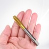 M METERXITY 1-Pack 3/8-16 UNC Thread Tap, HSS Titanium Coated